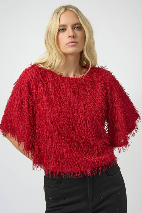 Joseph Ribkoff Fringe Top – Three Wild Women